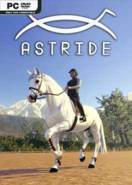 astride