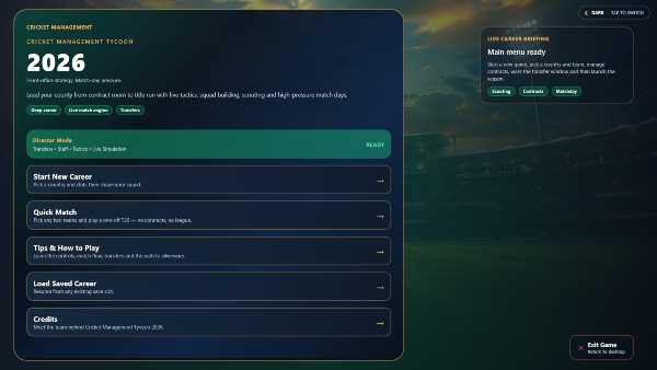 cricket-management-tycoon