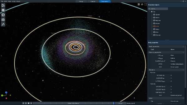 spacesim-astrophysical-simulation-software