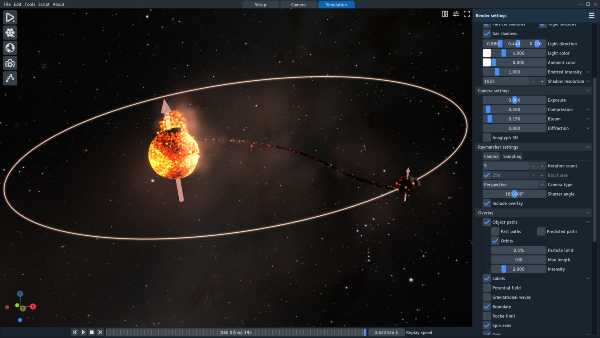spacesim-astrophysical-simulation-software